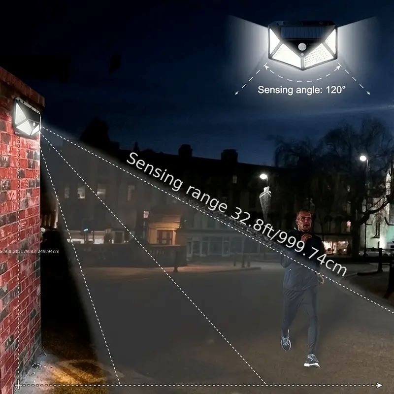 Lampu Taman Tenaga Surya 100LE - Motion Sensor Light ulasan dan harga