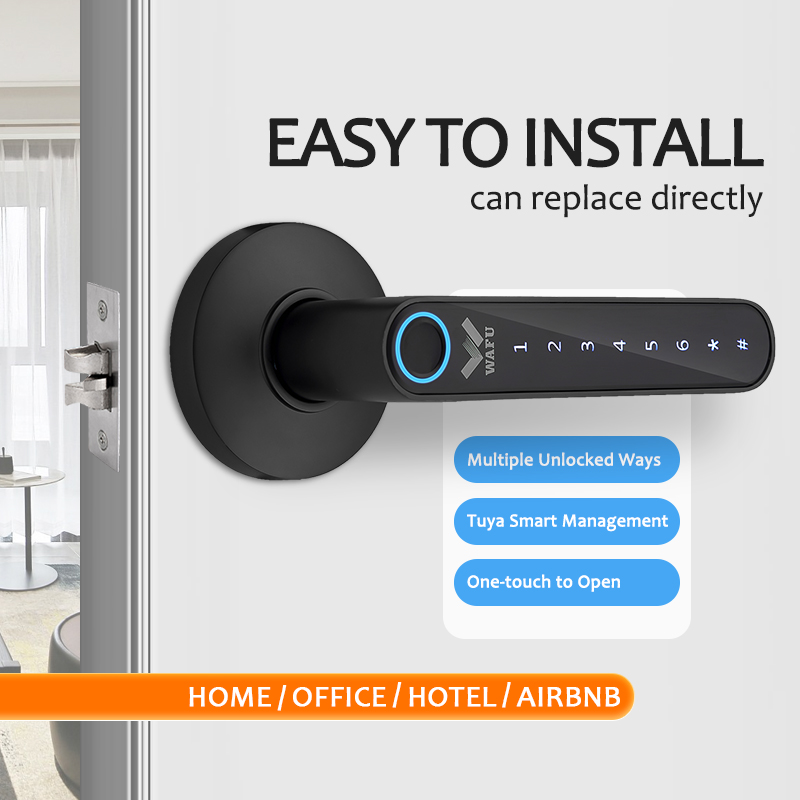 Kunci Pintu Pintar Sidik Jari  - Airbnb Smart Home ulasan dan harga