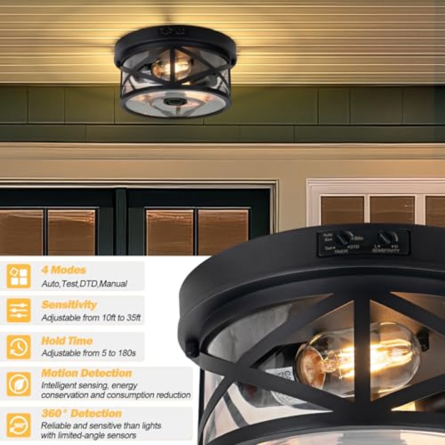 Lampu Langit-langit Luar Ruang - Motion Sensor Light ulasan dan harga