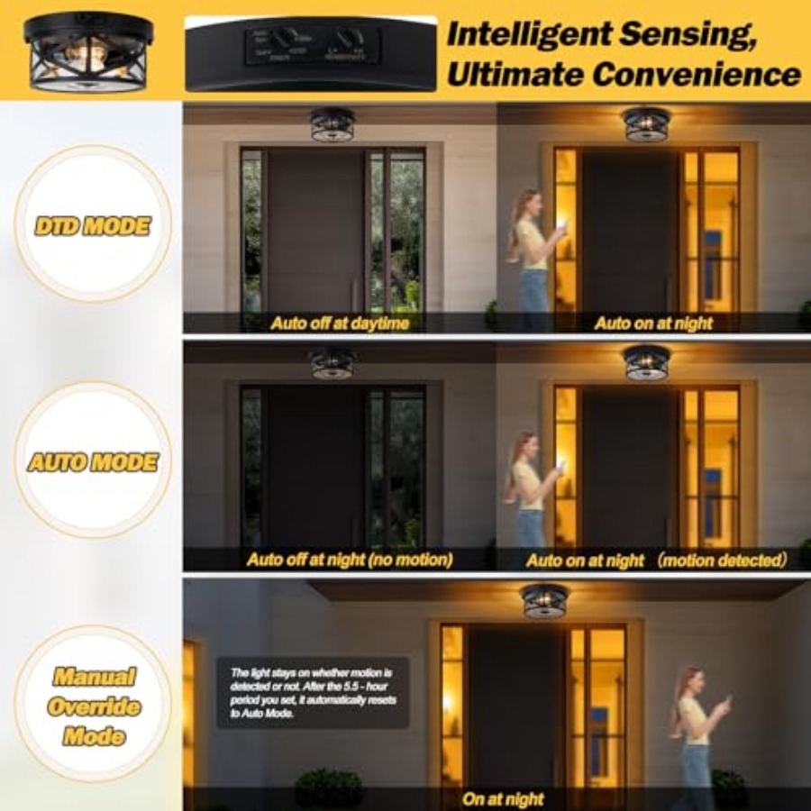 Lampu Langit-langit Luar Ruang - Motion Sensor Light ulasan dan harga