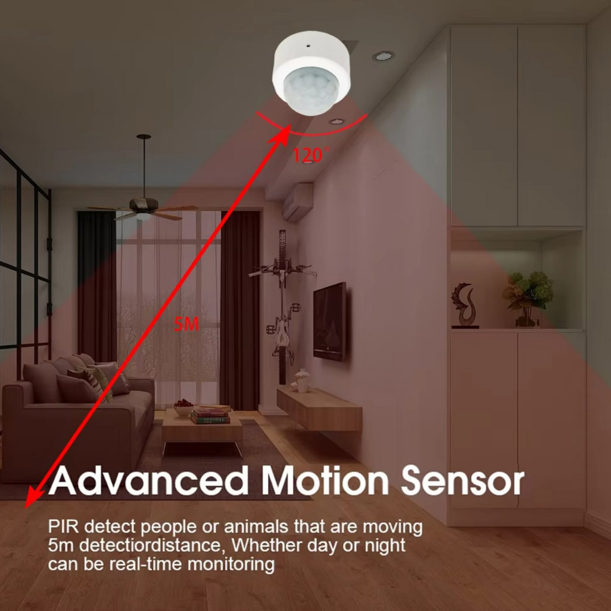 Zigbee3.0 Mini PIR Sensor Gera - Smart Home Internet ulasan dan harga