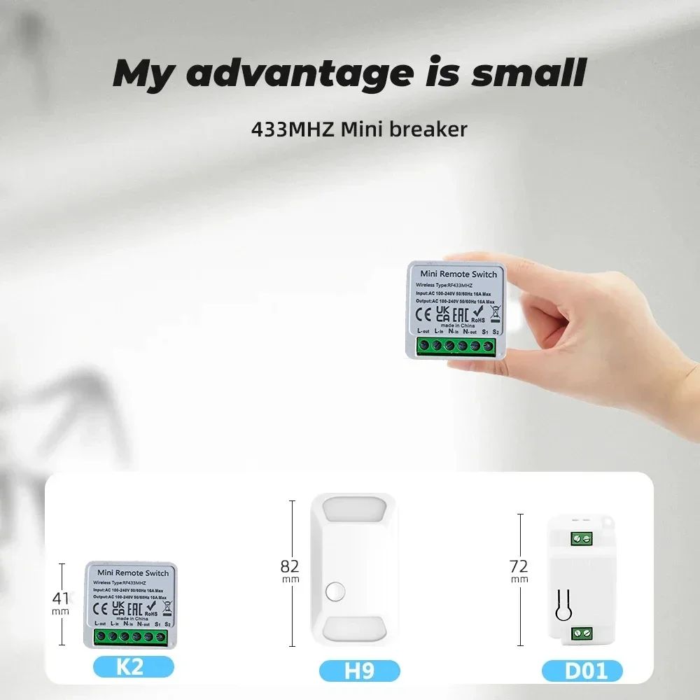 433Mhz RF 86 Sakelar Panel Din - Smart Home Ventilation ulasan dan harga