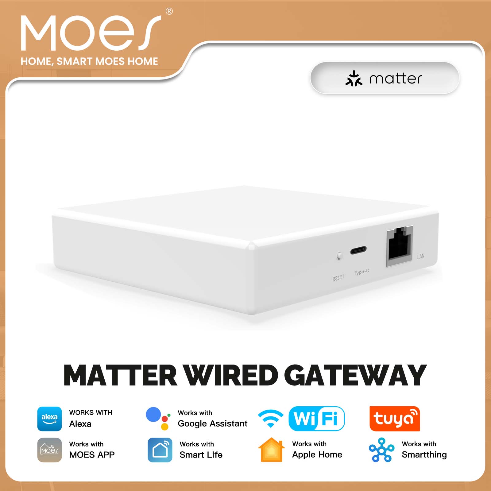 MOES Tuya ZigBee Matter Thread - Smart Home Nest ulasan dan harga