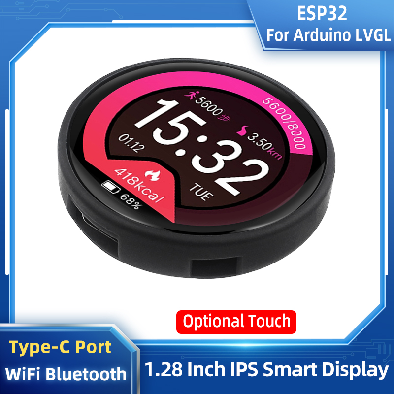1.28 inci IPS Smart Display ES - Smart Home Esp32 ulasan dan harga