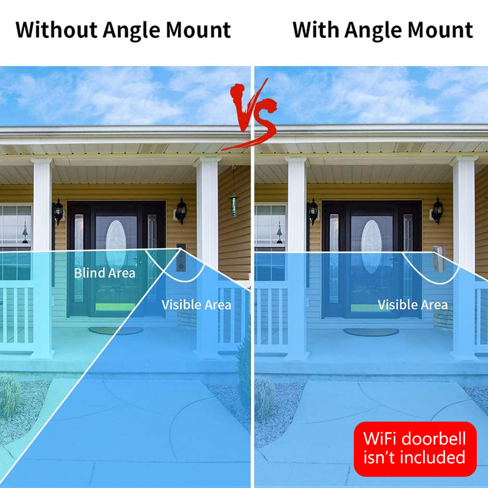 Braket Bel Pintu Sudut Dapat D - Video Doorbell ulasan dan harga