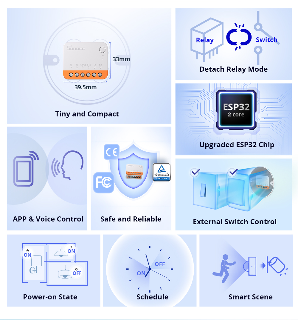 Sonoff Mini R4 Extreme Wifi Sm - Smart Home Internet ulasan dan harga